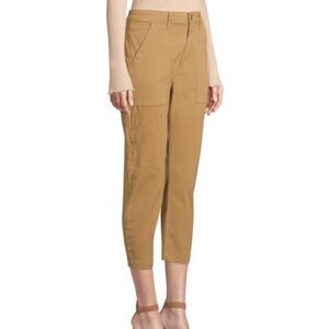 3x1 Sabine Tapered Chino khaki tan cotton ankle pants size 29